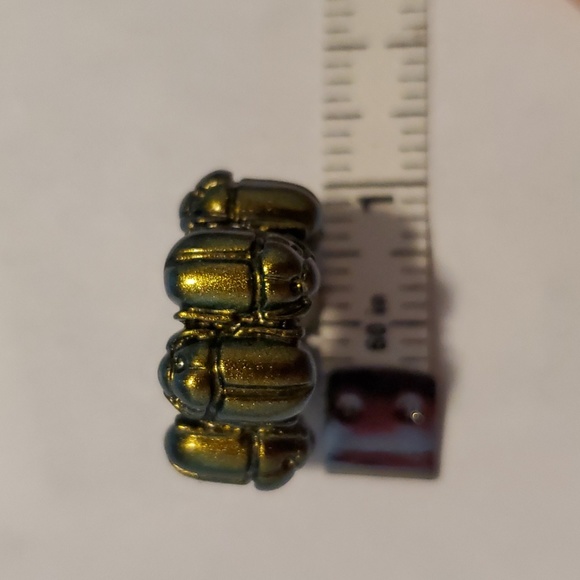 Bottega Veneta Scarab Beetle Silver Ring - Size 6 (Italy 13) NWT - Picture 8 of 11